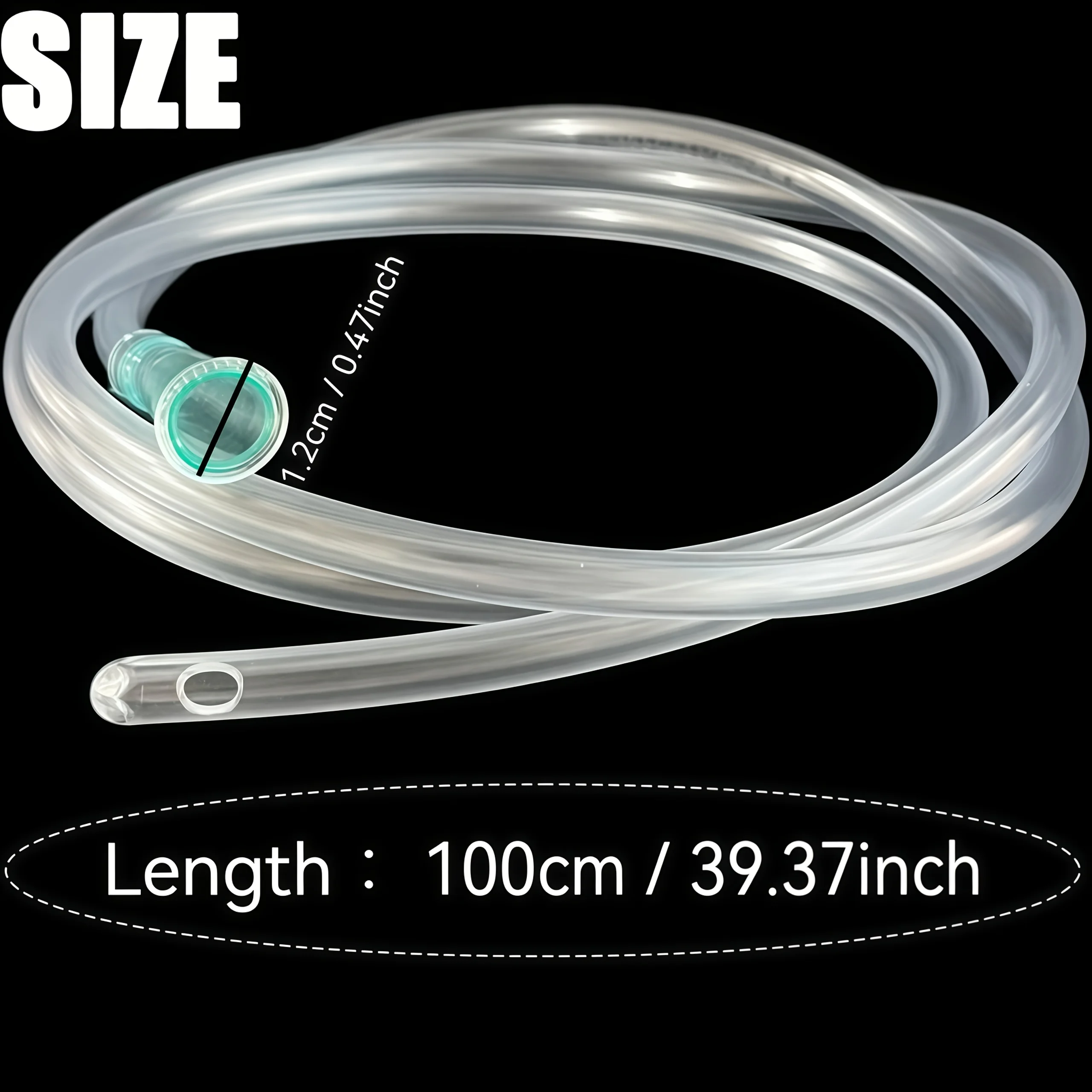 1M green needle, transparent soft tube, compatible with a variety of large-bore syringes