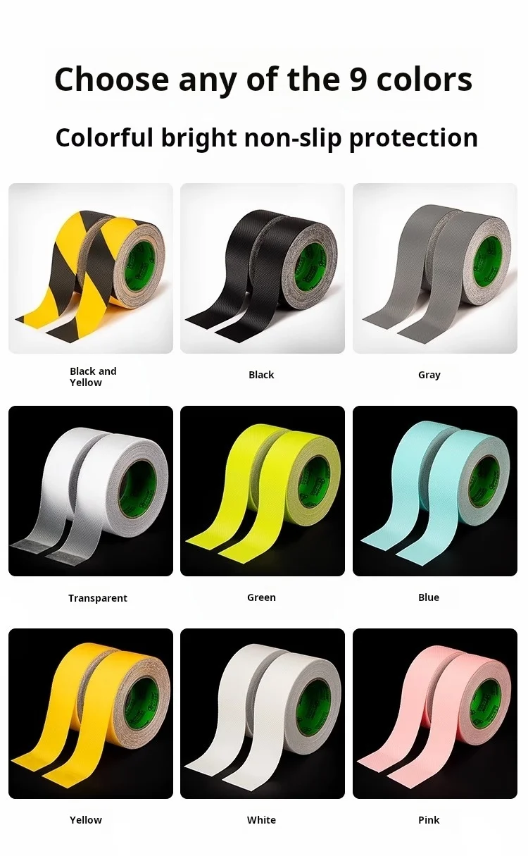 Anti-Slip Bathroom Tape Shower Room Anti-Fall Floor Tile Non-Slip Diamond Texture Self-Adhesive Strip