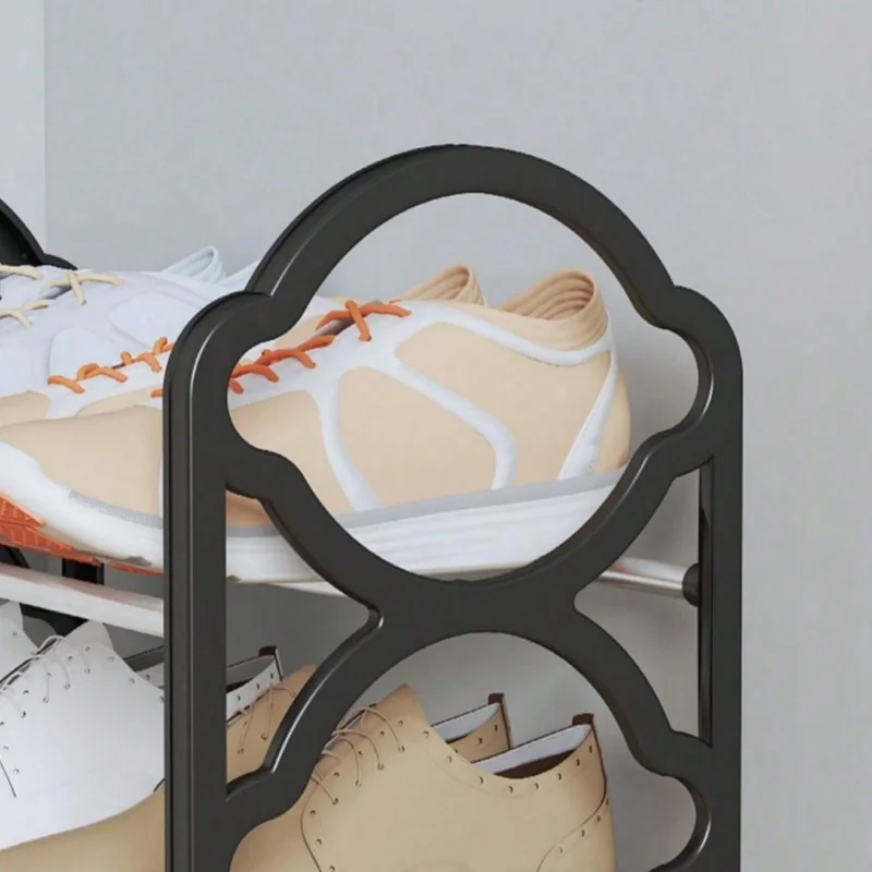 Multi-layer vertical shoe rack, shoe storage rack, suitable for living room, bedroom (4 layers)