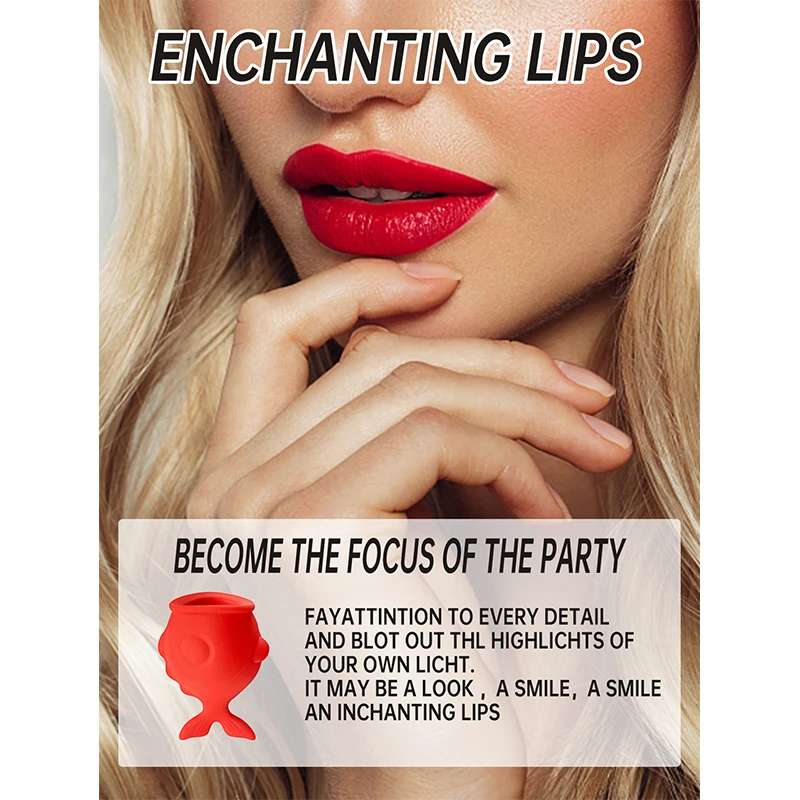 Silicone Lip Pump,Lip Enlarger Make Lips Sexy Bigger Thicker,Lips Care Beauty Lip Mouth Tools Lasting Glossy Lip Plumper