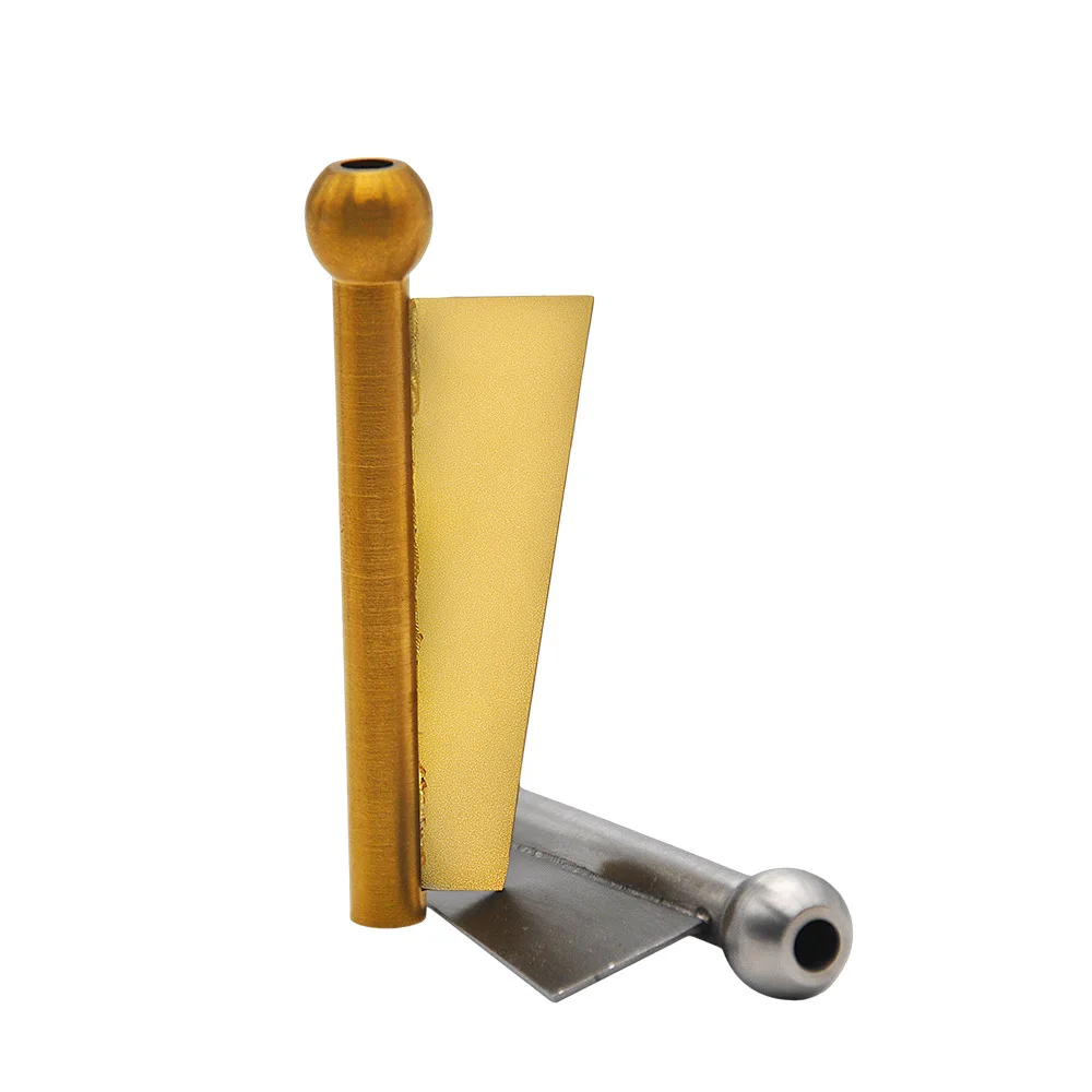Flag Style 2 in 1 Metal Straw Tube with Blade Smoking Accessories Cool Gadget for Men Gift