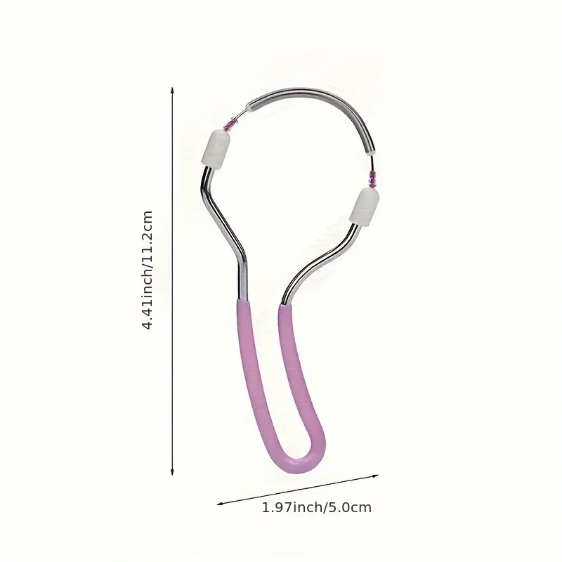 1PCFacial Epilator for Women, Remove Unwanted Hair on Upper Lip, Chin, Face, Portable Handheld Spring Roller Epilator for Smooth