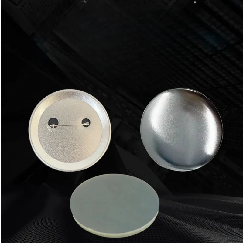 10/20 Pcs Metal Badge Pin Button Maker Parts DIY Blank Badge Button Parts for Art Crafts Making Iron-Base Badges Set 25-75MM