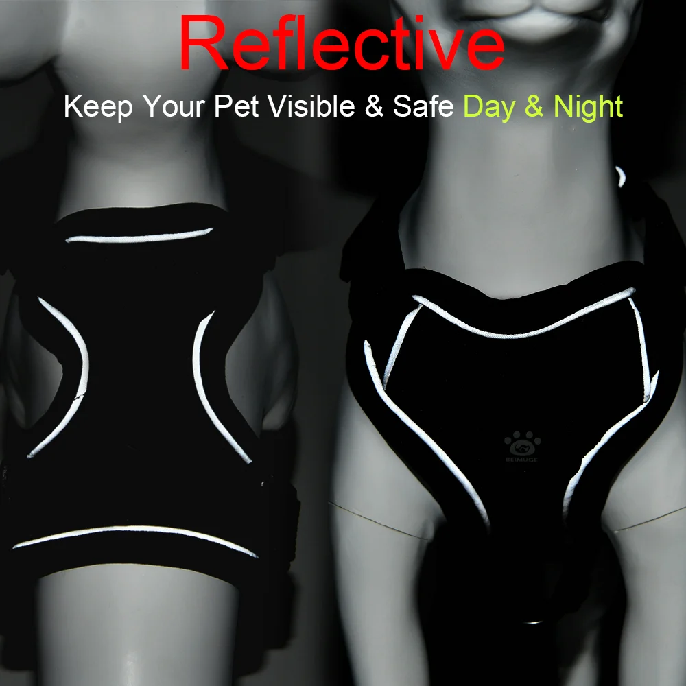 Breathable Cat Harness Leash for Small Medium Dogs Cats Adjustable Reflective Harnesses Pets Vest Puppy Maine Sphynx Supplies