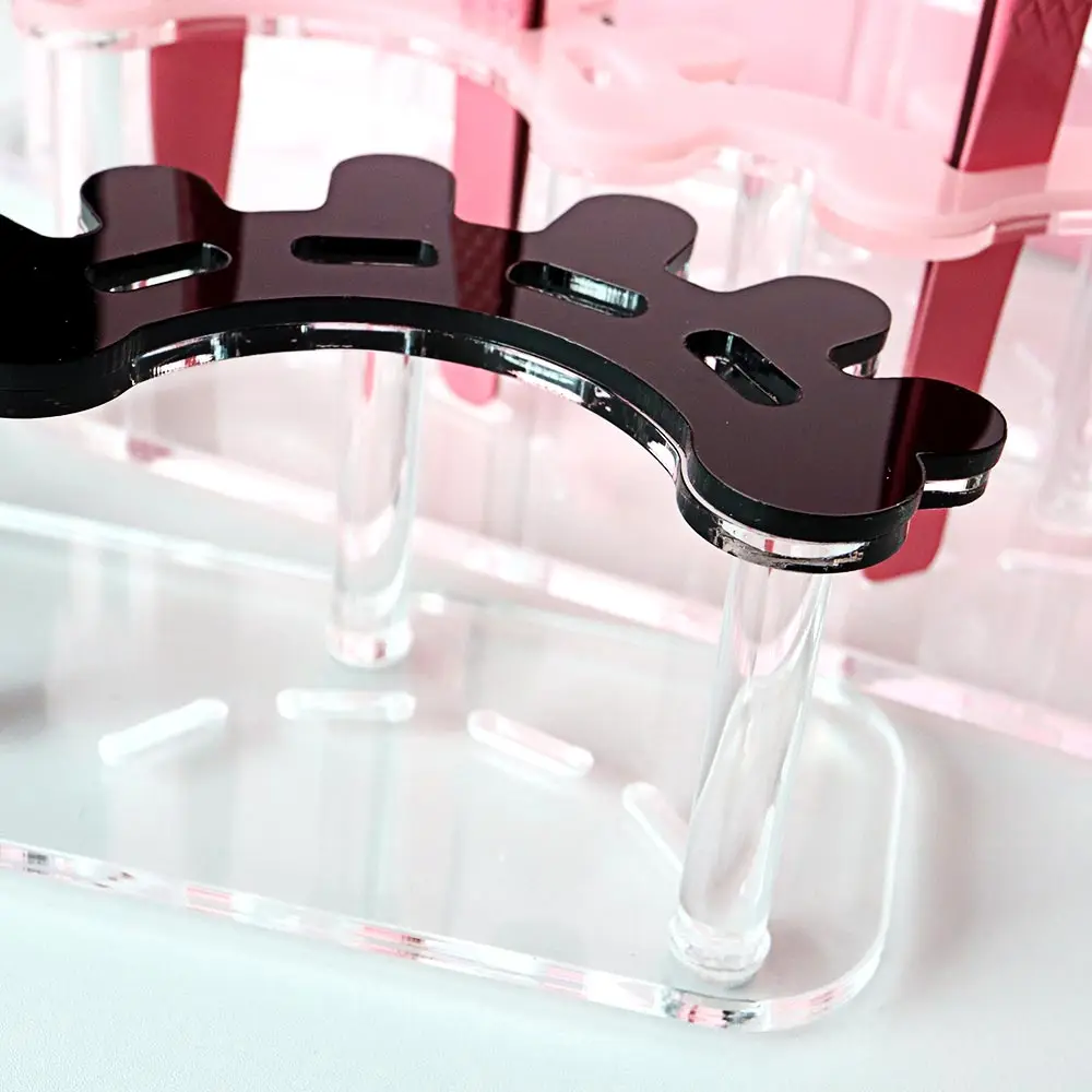 Acrylic Eyelash Tweezers Storage Rack Tweezer Organizer Holder Stand Eyelash Extension Tools Makeup Beauty Shelf 8 Holes