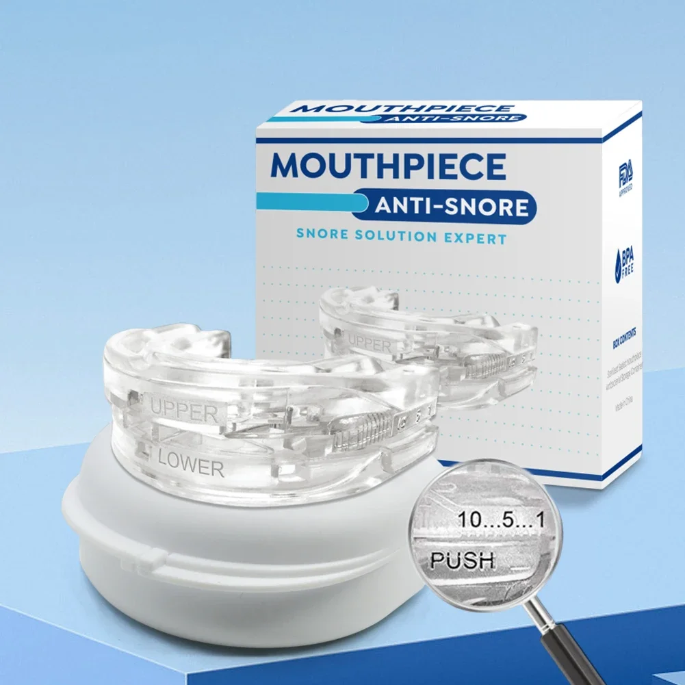 New Mouth Guard Anti-Snoring Teeth Bruxism Mouthguard Improves Sleep Teeth Bruxism Sleep and Apnea Snoring Device Stops Snoring
