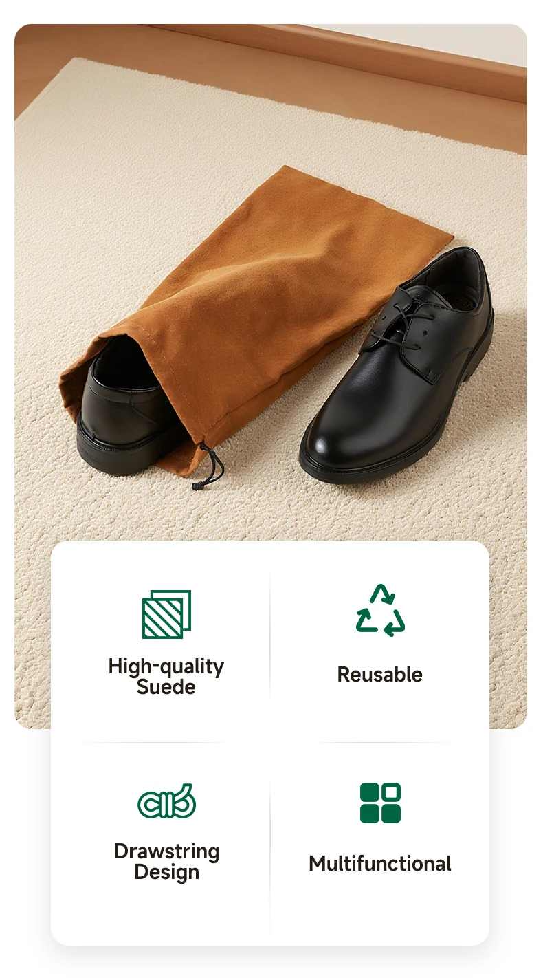 WEEDI 3/10Pack Shoe Storage Bags, Travel Accessories, Dustproof & Reusable, Flannel Shoe Pouch with Drawstring Travel Shoe Bags