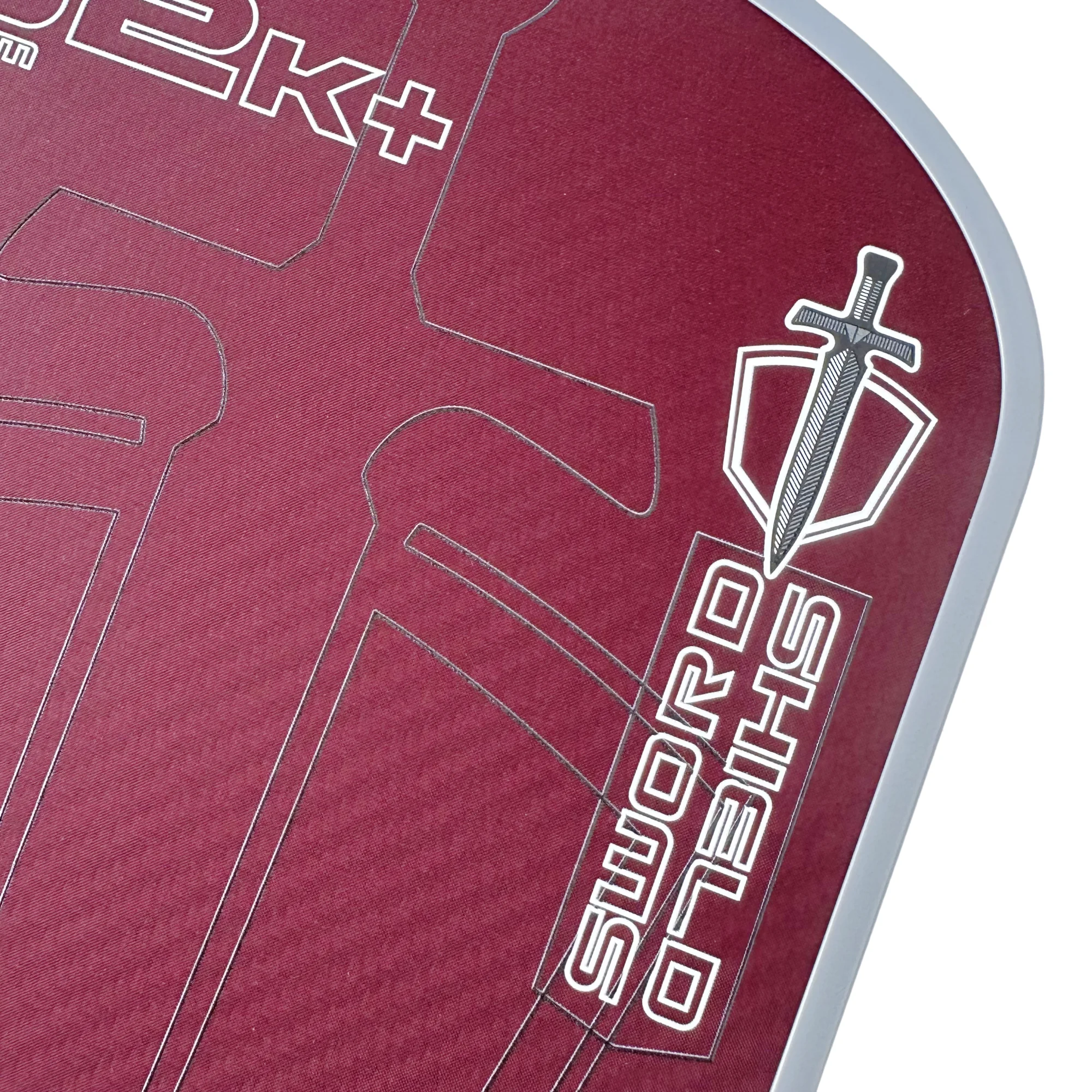 SWORD&SHIELD J2K+ Aramid Fiber Pickleball Paddle, Polymer Honeycomb Core, Large Sweet Spot, Thickness 16MM, Textured Surface