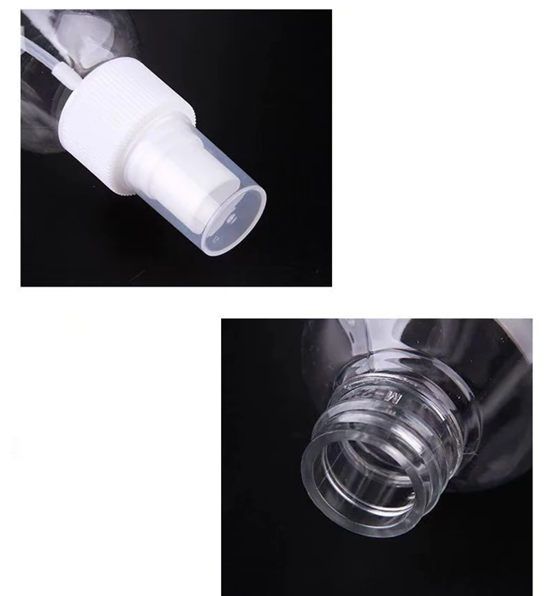 3/5/10pcs Refillable 10ml 30ml 50ml 100ml Clear PET Plastic Portable Travel Spray Bottle Empty Perfume Container