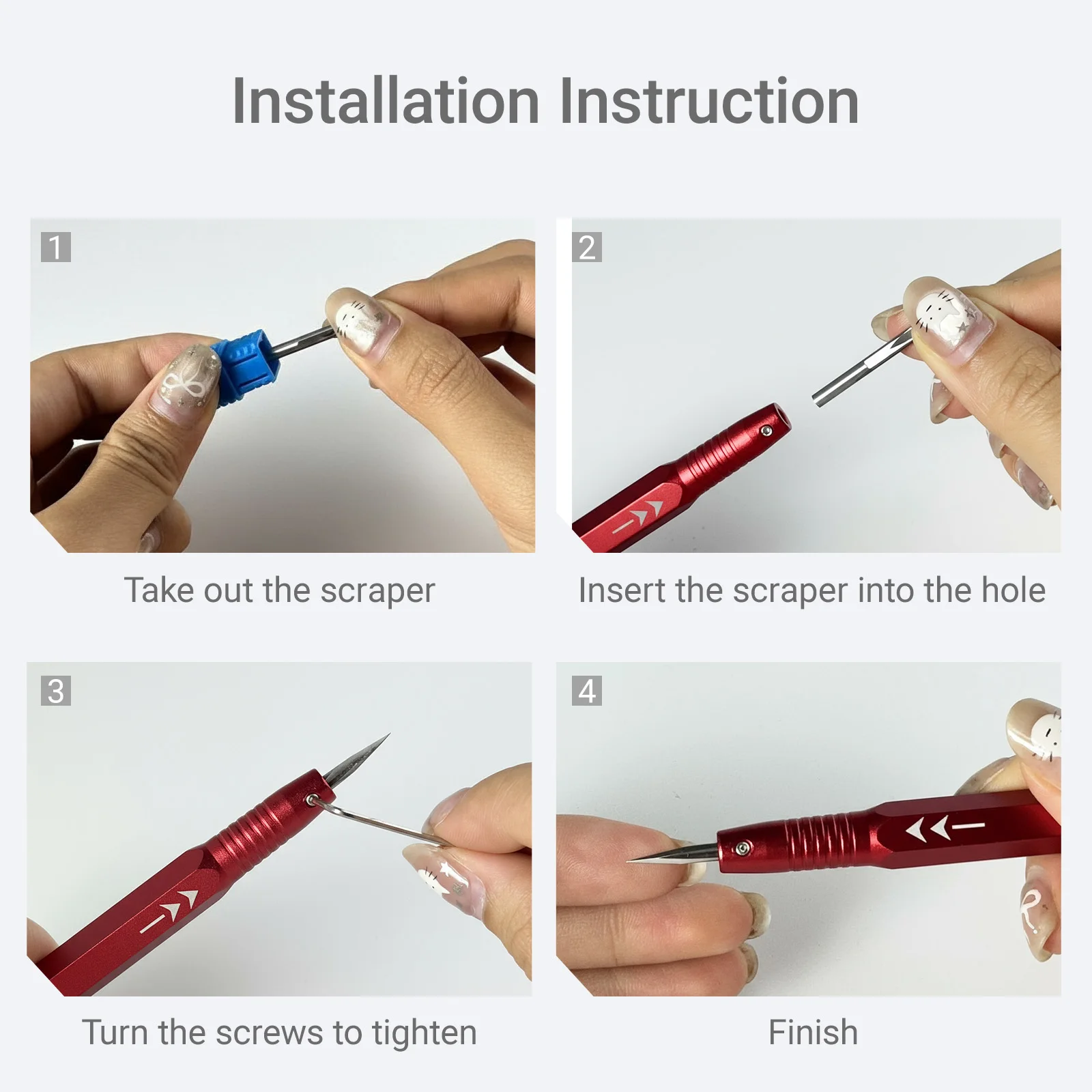 Model Scriber Tool Set with Scribing needle&TriangularScraper-Precision Panel Line Engraving Trimming tool forGundam,RG Models