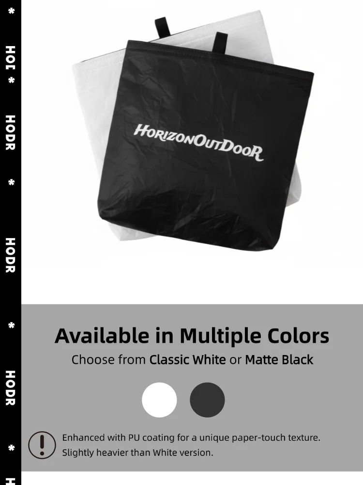 [HODRGEAR] Outdoor Tyvek® Insulated Food Pouch Ultralight Freeze-Dried Meal Cozy Warmer Bag Tear-Resistant Hiking Camping Gear