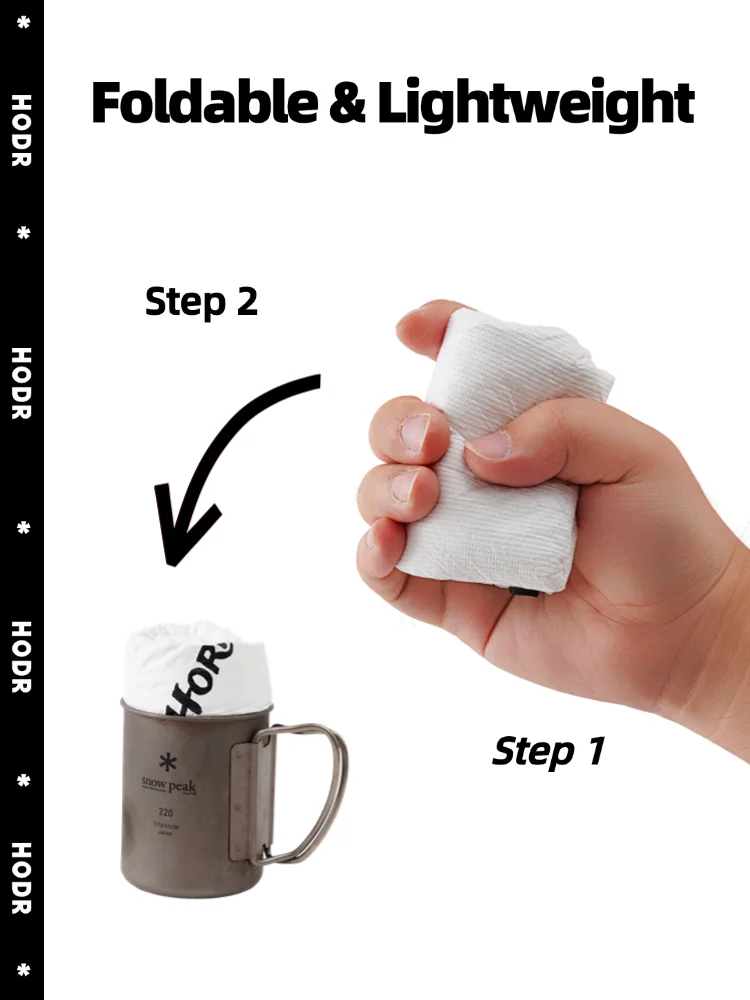 [HODRGEAR] Outdoor Tyvek® Insulated Food Pouch Ultralight Freeze-Dried Meal Cozy Warmer Bag Tear-Resistant Hiking Camping Gear