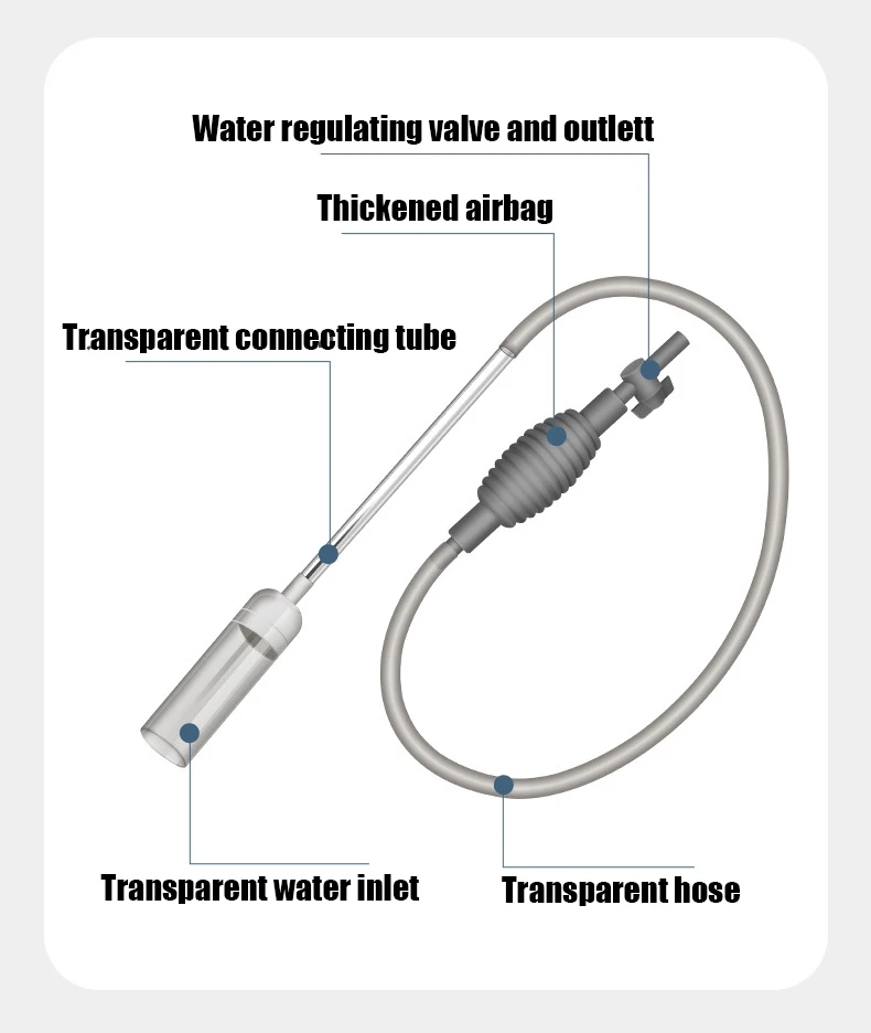 New Fish Tank Water Changer Sand Washer Water Pump Fish Tank Water Absorber Siphon Pipe Manual Water Changer Toilet