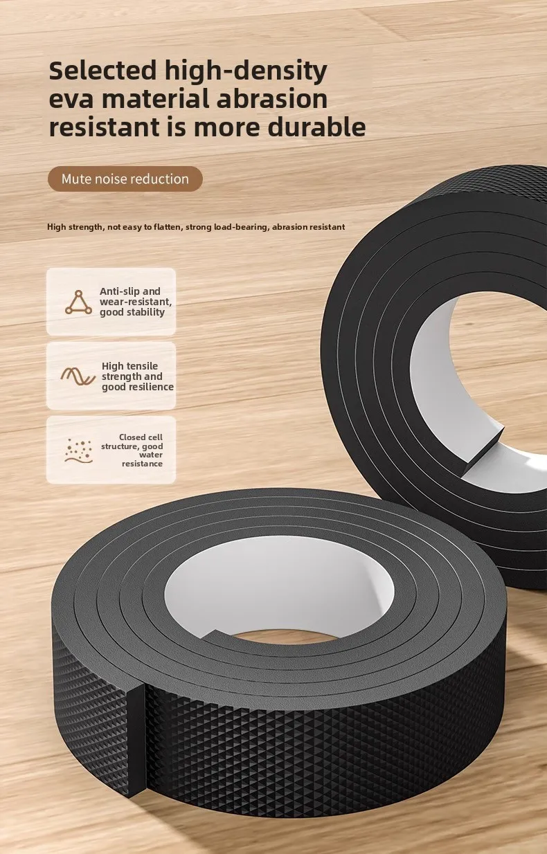 Thicken Non Slip Furniture Pads Self Adhesive Rubber Mute Mats Table Chair Foot Protection Pad Bumper Anti-Slip Pad DIY Shape