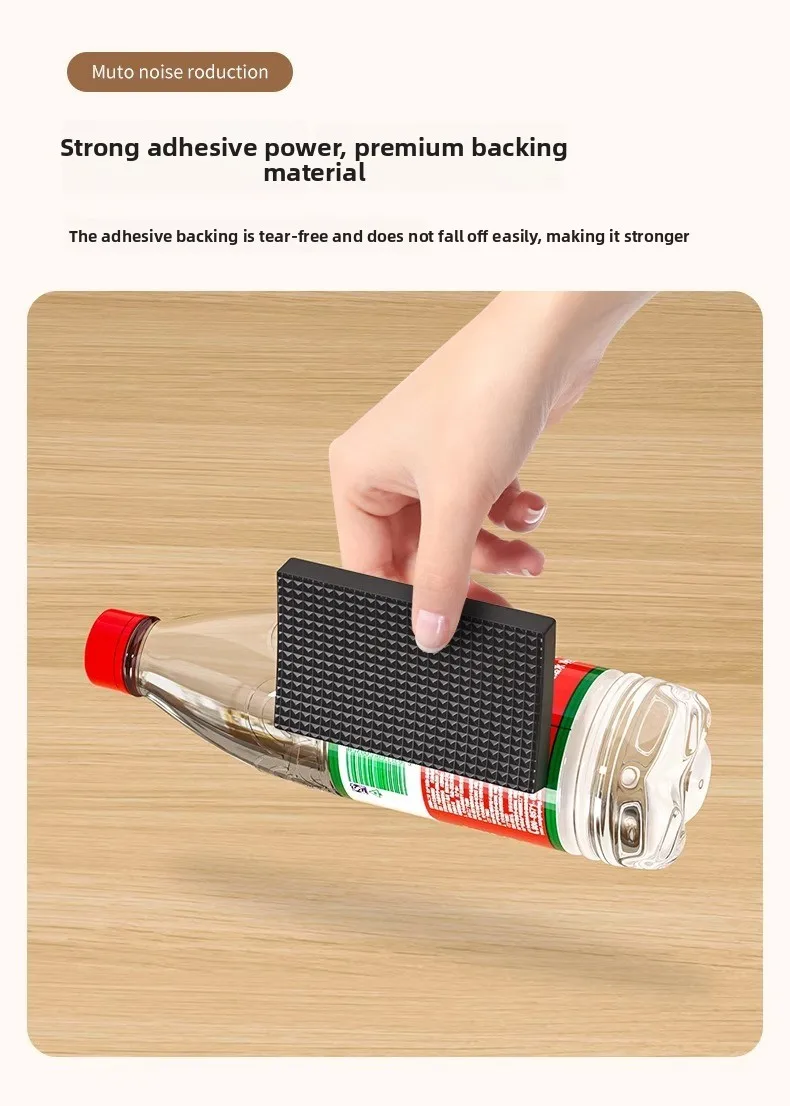 Thicken Non Slip Furniture Pads Self Adhesive Rubber Mute Mats Table Chair Foot Protection Pad Bumper Anti-Slip Pad DIY Shape