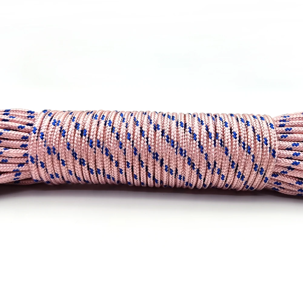 3mm Paracord, Outdoor Hiking and Camping Rope, Clothes Drying Rope, Bracelet Braided Rope, One Inner Core Pet Collar Rope