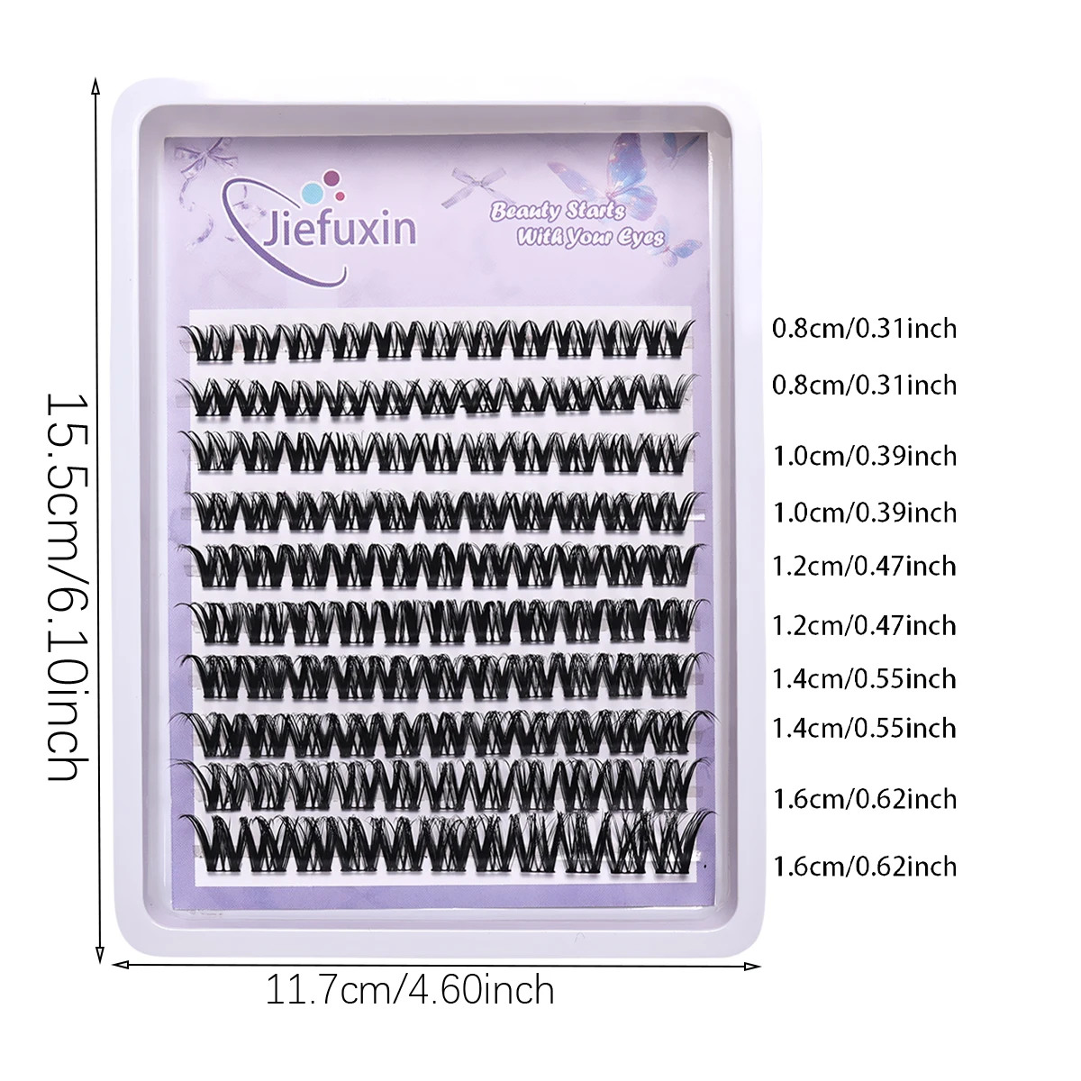 Lash Clusters Extensions Natural Look Lashes D Curl Fluffy Cluster Lashes DIY Eyelash
