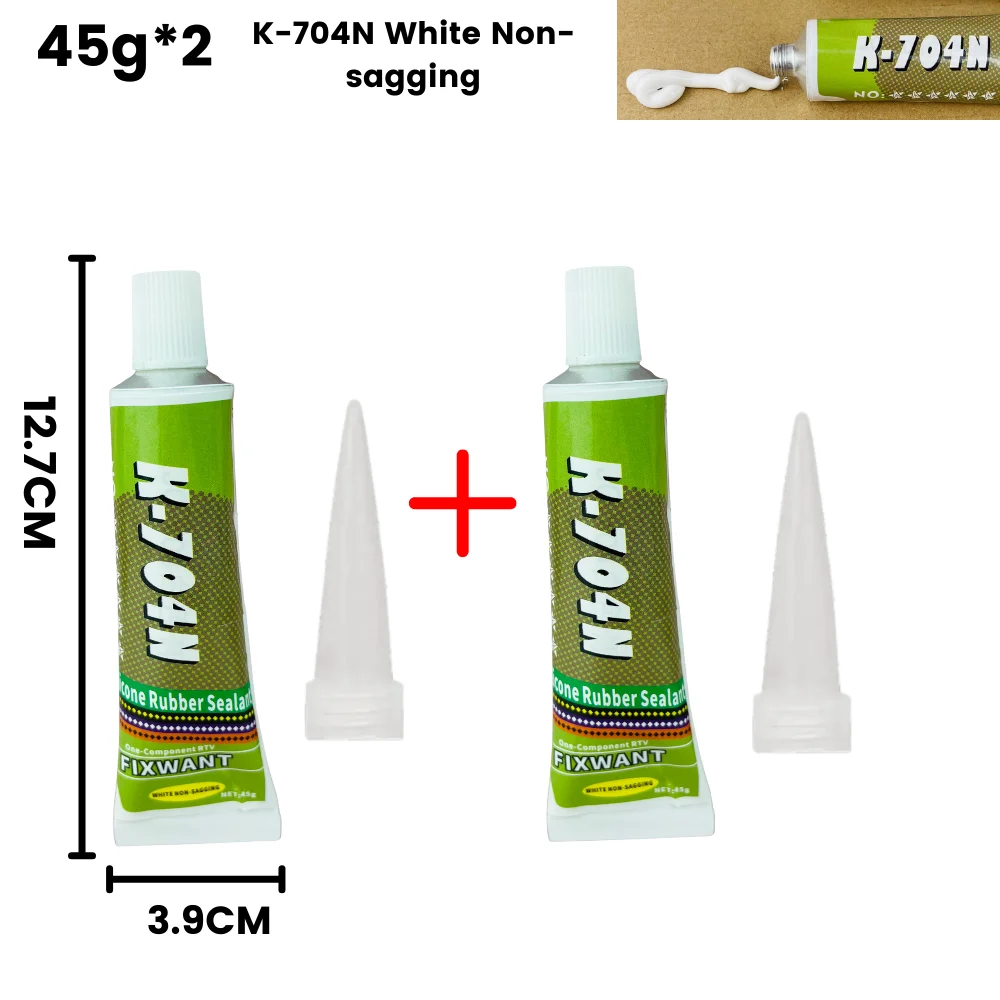 Silicone Industrial Adhesive 45g K-703 704 705 706 RTV Silicone Rubber Black White Transparent Electronic Component Sealing Glue
