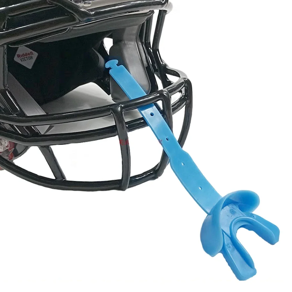 Football Mouthguard with Lip Protection Mouth Guard with Strap Mouth Protector Basketball Karate Rugby Boxing Accessories