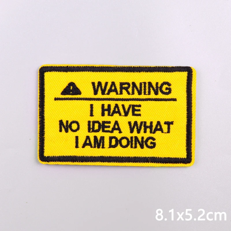 Colorful Letters Applique Iron On Patches For Clothing Stickers Cartoon Phrases Embroidered Patches On Clothes Fusible Badges