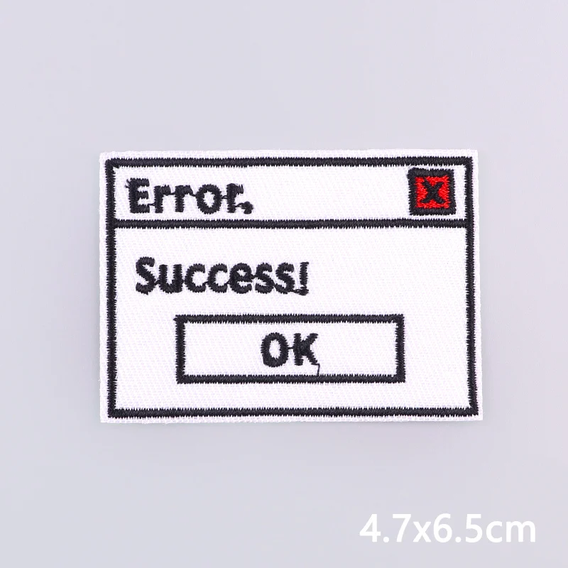 Colorful Letters Applique Iron On Patches For Clothing Stickers Cartoon Phrases Embroidered Patches On Clothes Fusible Badges