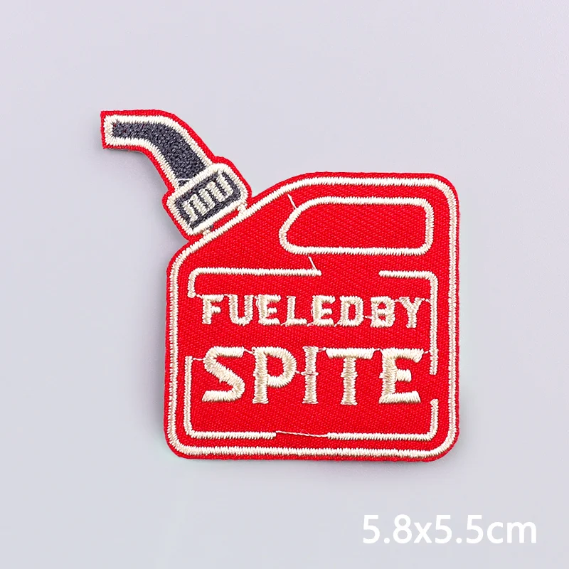 Colorful Letters Applique Iron On Patches For Clothing Stickers Cartoon Phrases Embroidered Patches On Clothes Fusible Badges