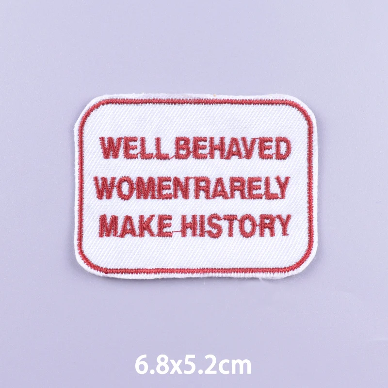Colorful Letters Applique Iron On Patches For Clothing Stickers Cartoon Phrases Embroidered Patches On Clothes Fusible Badges