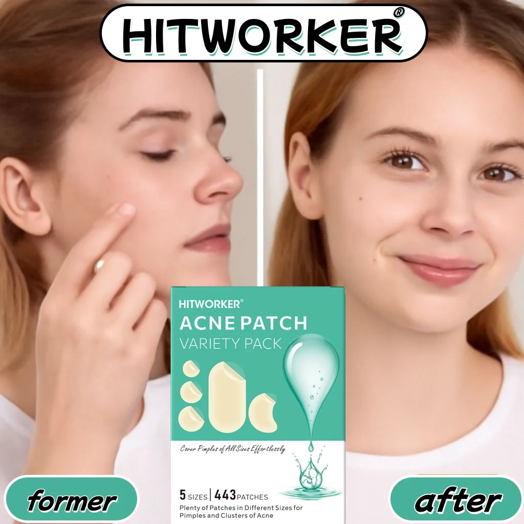 Hydrocolloid Acne Patch Facial Cleansing Care Essence, Tool Accessory, Invisible and Waterproof, Suitable for All Skin Types