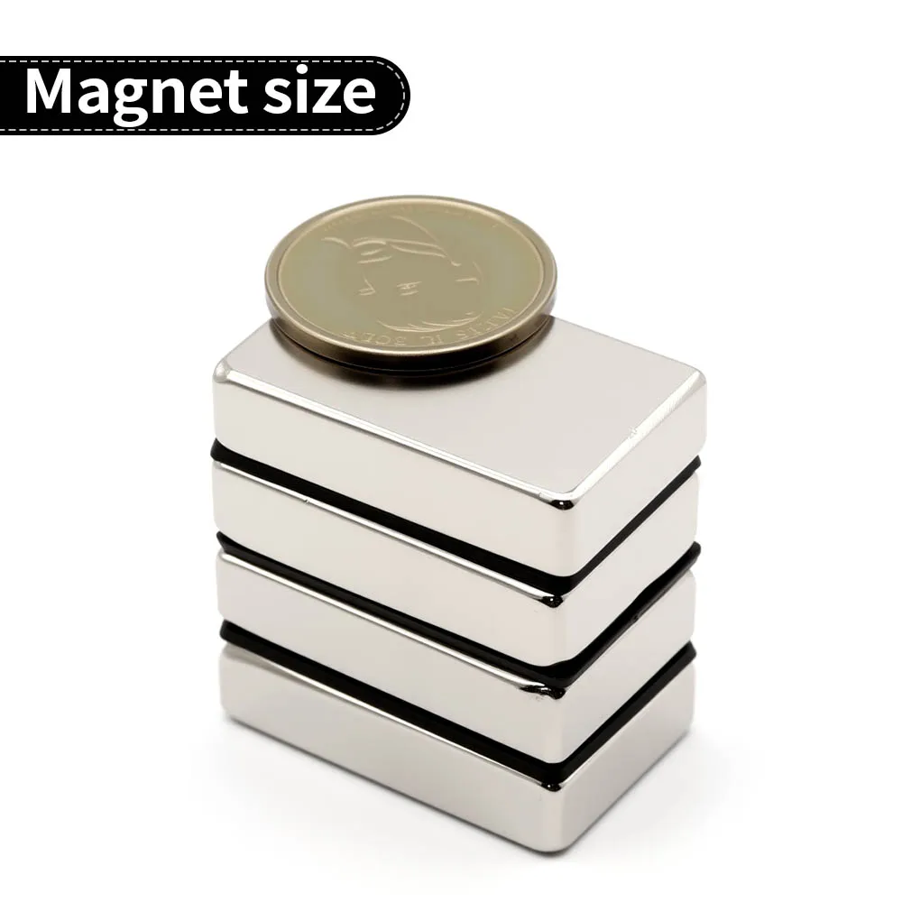 40x25x10mm Super Strong Neodymium Magnet N35 NdfeB Permanent Magnetic imanes Block Powerful Magnets Refrigerator