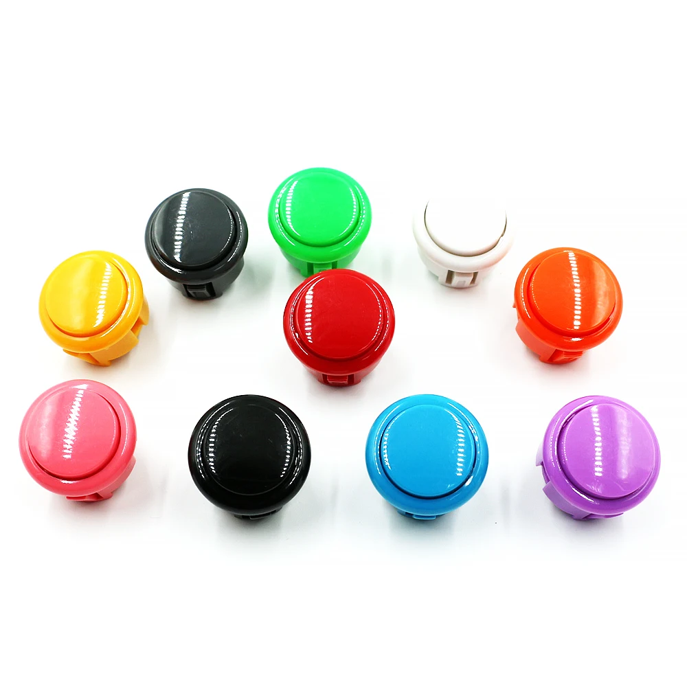 24mm 30mm Push Button Game Coin Start Switchs For Copy Sanwa Arcade Game Machine Hitbox Joystick Console DIY Replacement Part