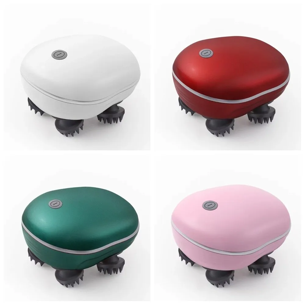 Portable Electric Head Massager Kneading Scalp Relax Scalp Massager Rechargeable Vibration Head Massage Machine Bathroom