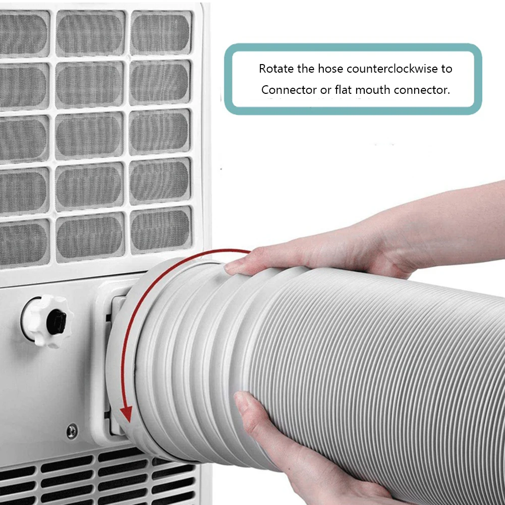 1.5/2M Portable Flexible Conditioner Exhaust Hose Tube/13/15cm Exhaust Pipe Hose Connector Interface for Mobile Air Conditioning