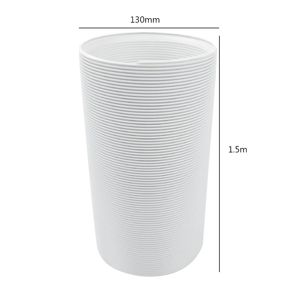 1.5/2M Portable Flexible Conditioner Exhaust Hose Tube/13/15cm Exhaust Pipe Hose Connector Interface for Mobile Air Conditioning