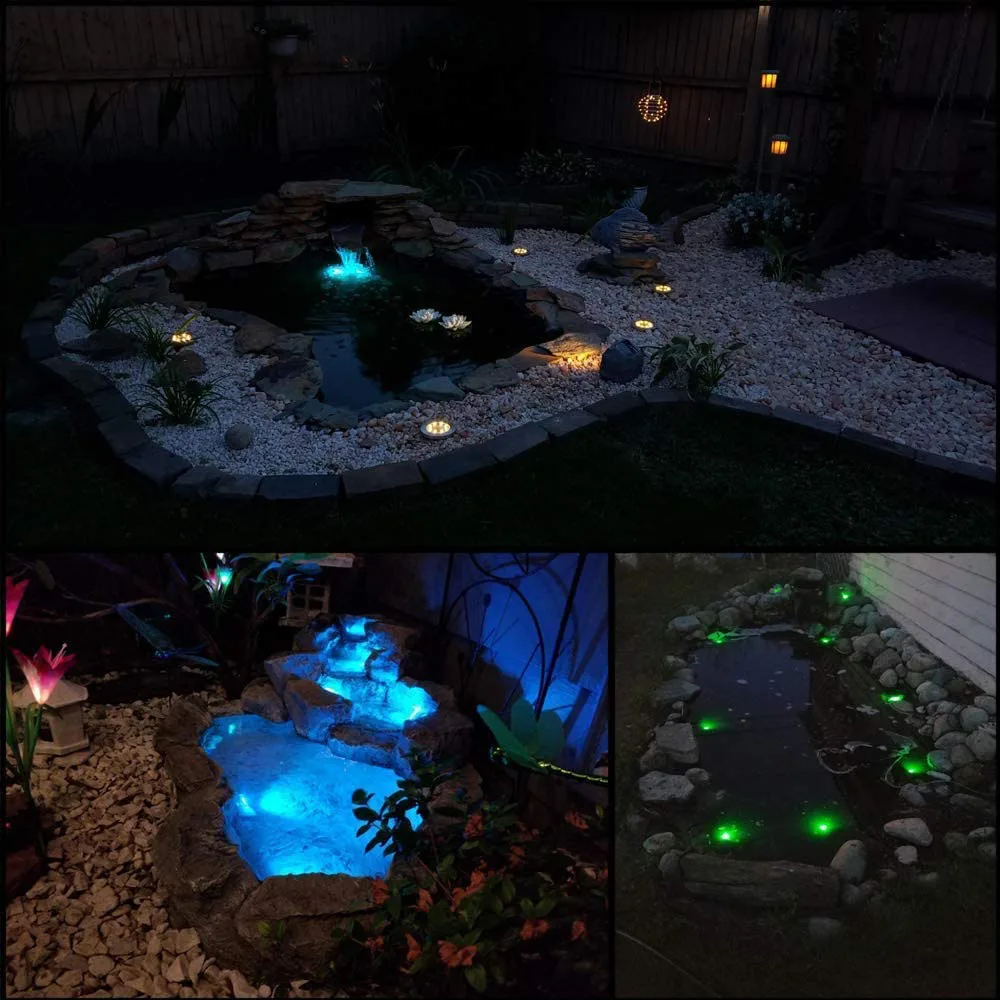 Mini Submersible LED Lights with Remote Control - Small Tea Light Underwater Light Battery Powered for Party Event Vase Fishtank