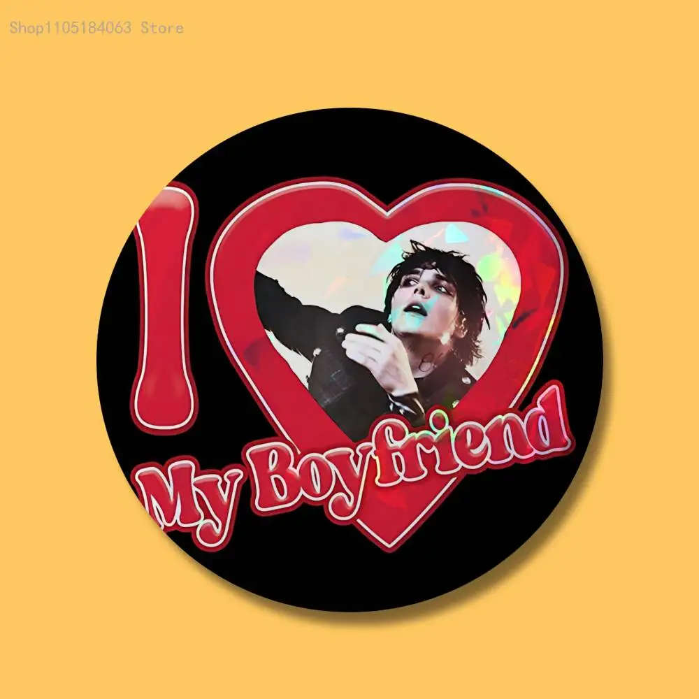 My C-Chemical R-Romance Badges Button Round Creative Pin Brooch Badge Bag Decor Accessories Fans Collect Friends Gifts