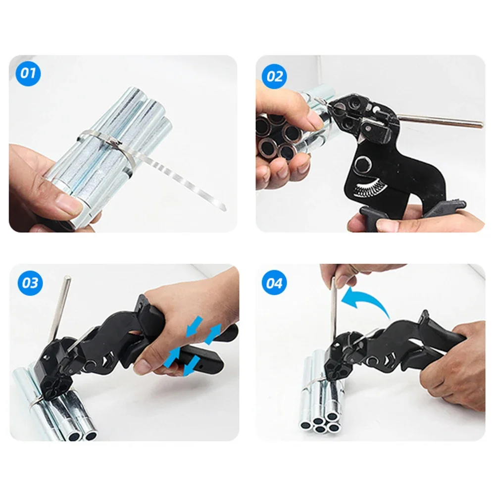 NEW Cable Tie Plier Fastening Strap Cable Tie Gun Automatic Cutting Tool Tension Stainless Steel Self-Locking Ties Hand Tools