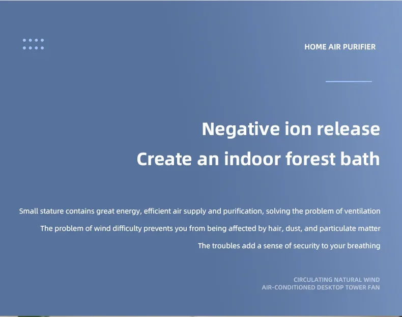 TINSOL New Mini Air Purifier HEPA Filter uses negative ion technology to eliminate formaldehyde odors smoke and dust particles