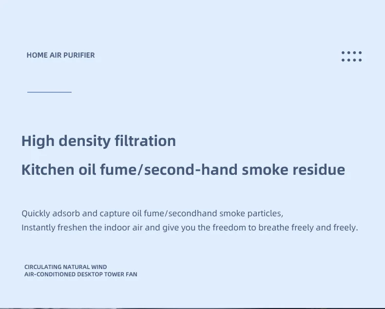 TINSOL New Mini Air Purifier HEPA Filter uses negative ion technology to eliminate formaldehyde odors smoke and dust particles