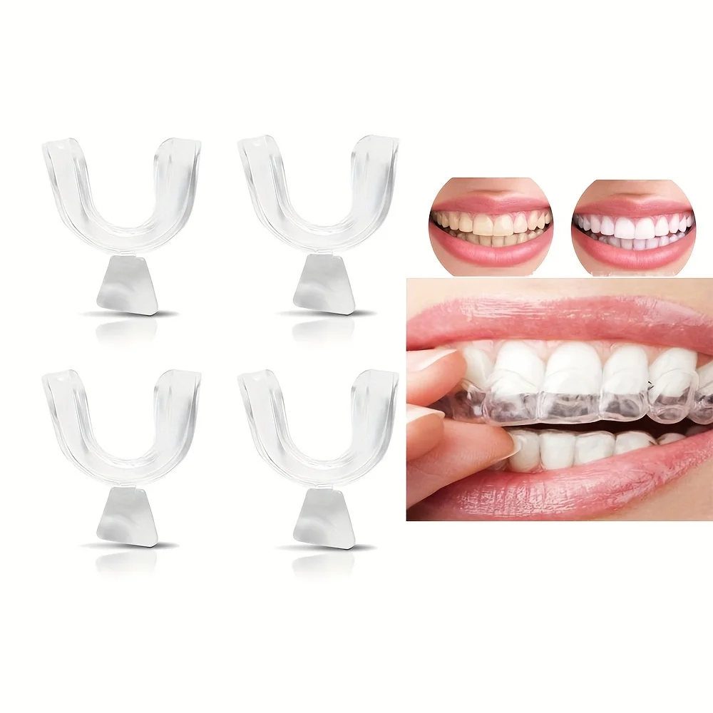 1/4/8pcs Anti Snoring Bruxism Sleeping Mouth Guard Tray Stop Teeth Grinding Sleep Aid Night Guard Gum Shield Mouth Health Care