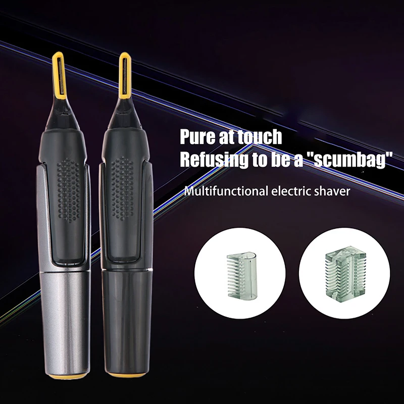 Ultra Thin Precision Trimmer Electric Nose Hair Trimmer Mini Portable Ear Trimmer For Men Nose Hair Shaver Waterproof Safe Clean