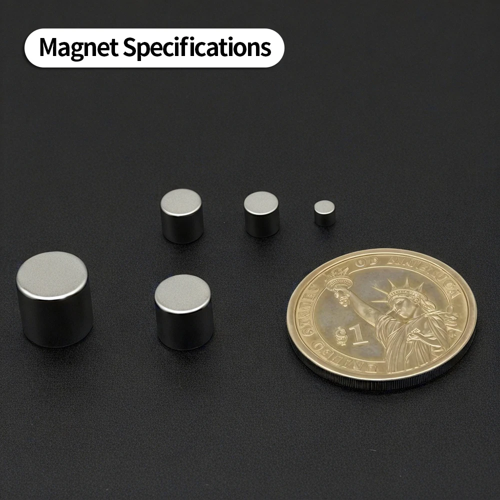 Powerful Neodymium Magnet N35 NdfeB Permanent Magnetic imanes Round Super Strong Fridge Magnets DIY 3x3 5x5 6x6 8x8 10x10mm