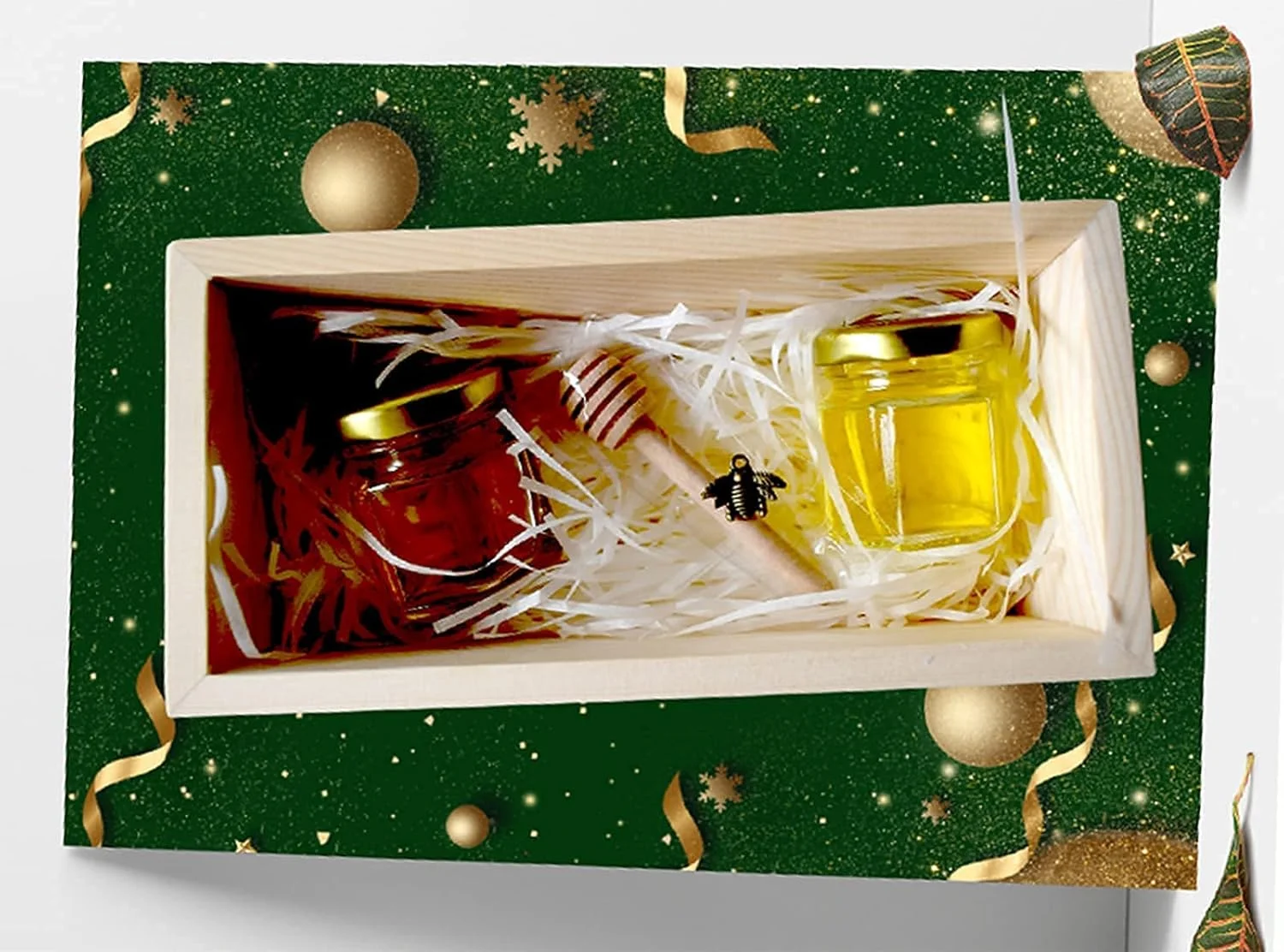 12/20/30/50/60Pcs-Mini Honey Jars with Dipper, Hexagonal Glass Honey Jars, Glass Sugar Jars with Lids, Kitchen Glass Sealed Jars, Available in Various Sizes Such as 1.5/2/3oz, Come with Bee Pendants, Twine, and Card Tags, Perfect for Baby Shower Gifts, Wedding Gifts, Party Favors
