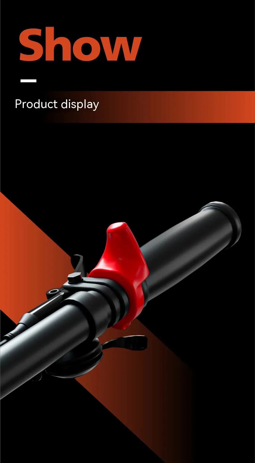 ENLEE Bicycle Vice Handle Mountain Bike Shark Handlebar Relieve Fatigue MTB Road Bike Grip Vice Handle Bicycle Accessories