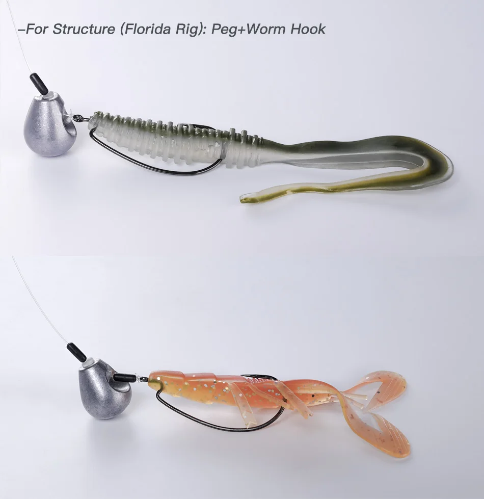 Noeby Sliding Sinker 14g 21g 28g Texas Rig Free Rig Florida Rig Carolina Rig Sinker Soft Bait Freshwater Fishing Tackles