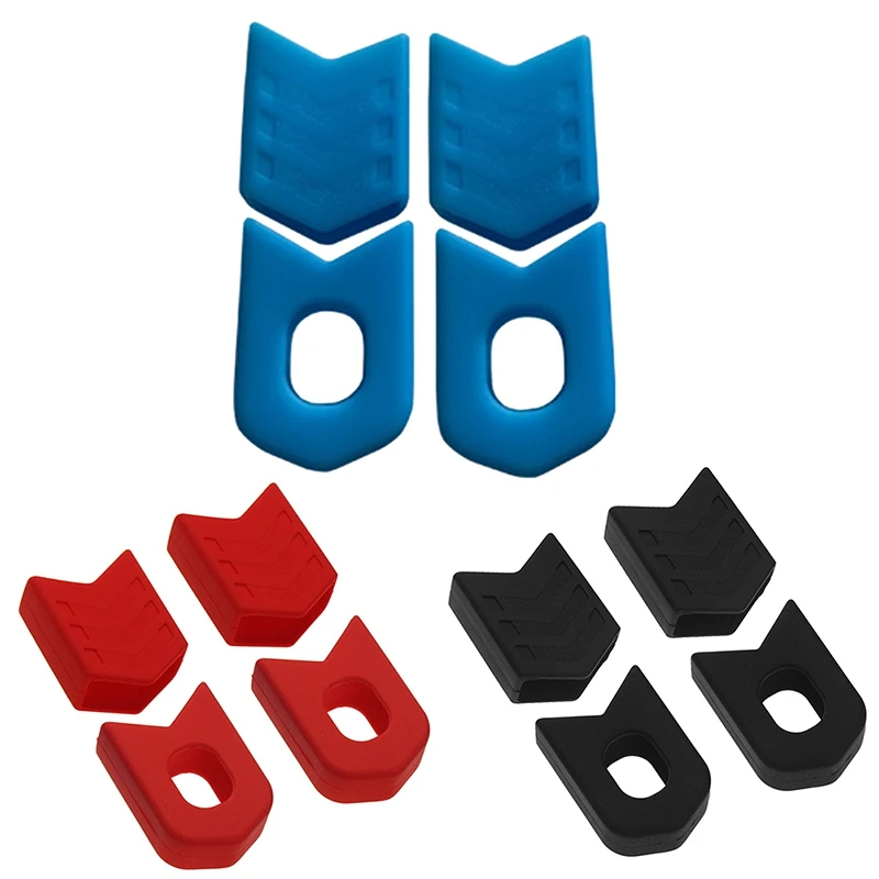 ENLEE 4pcs/1set Mountain Bike Crank Protective Cover MTB Bike Crank Set Protective Crank Arm Cover Universal Bicycle Accessories