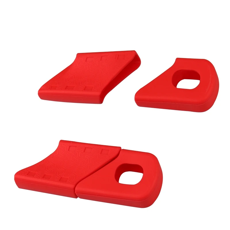 ENLEE 4pcs/1set Mountain Bike Crank Protective Cover MTB Bike Crank Set Protective Crank Arm Cover Universal Bicycle Accessories