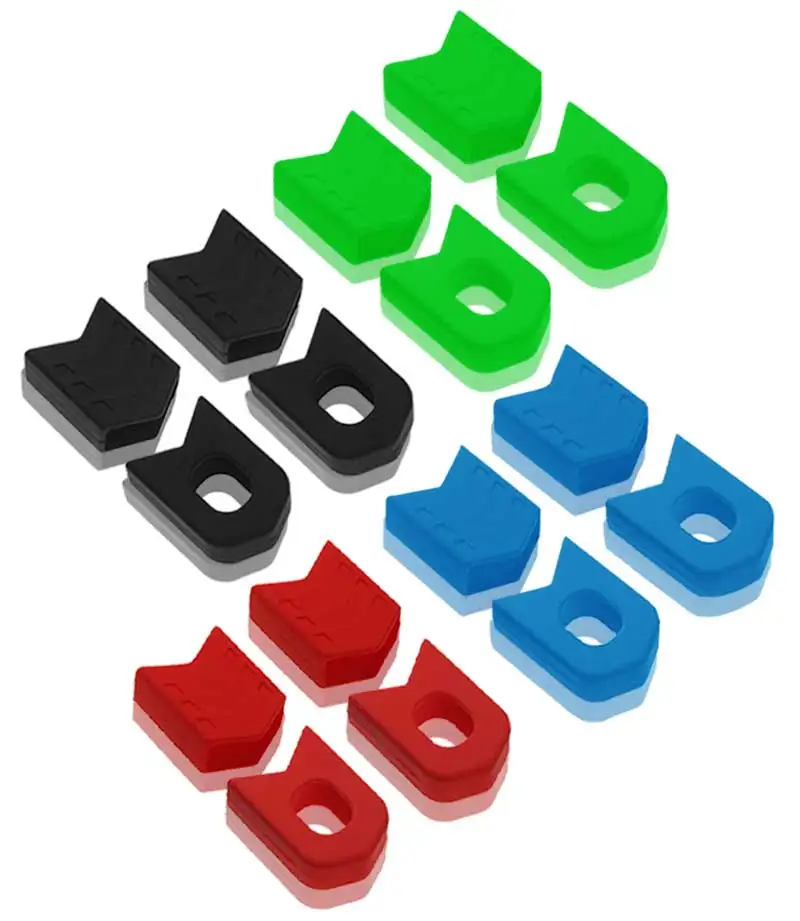 ENLEE 4pcs/1set Mountain Bike Crank Protective Cover MTB Bike Crank Set Protective Crank Arm Cover Universal Bicycle Accessories
