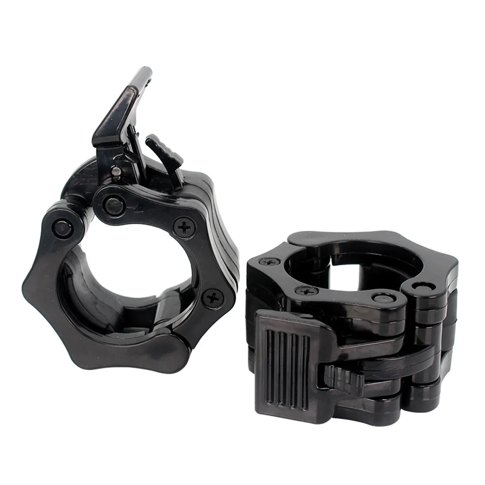 1“/2" Dumbbell Clips Barbell Clamp Collars Quick Release Standard Barbell Clip Non-Slip Lock for Gym Weightlifting Powerlifting