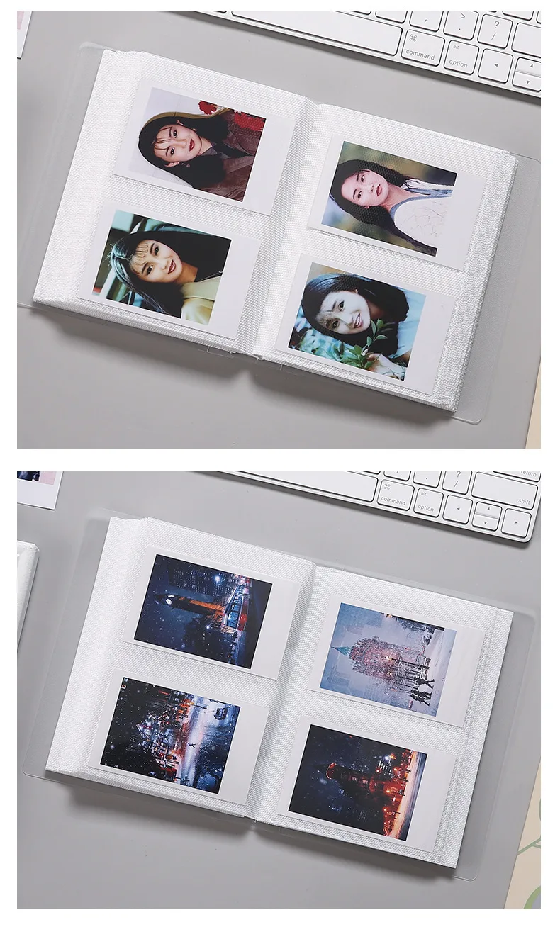 80 Pockets Photo Album 3 Inch Transparent Photocard Holder For Instax Mini Album Storage Collect Book Name Card Album De Fotos