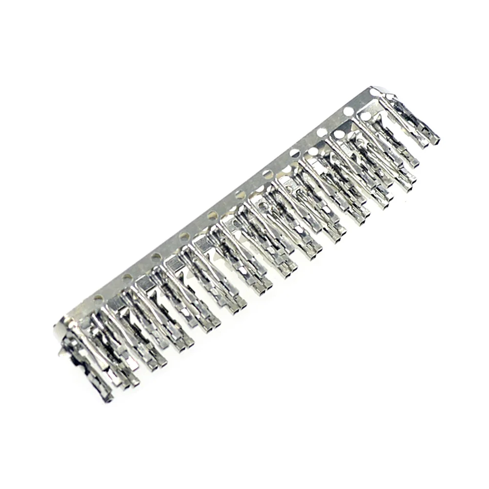 100PCS Dupont Connector 2.54mm Jumper Wire Cable Pin Connector Terminal Female Male Pin Connector for Housing Jumper